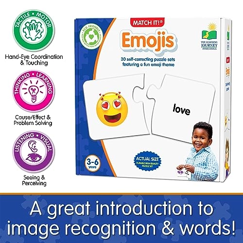 Match It! Emojis - 3 years and up 60 pieces