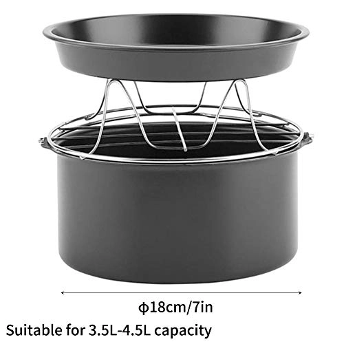 Cake Tin + Pizza Tray + Grill Rack - Carbon steel,stainless steel. 3pcs