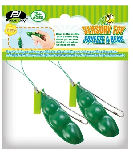 Sensory Toy Squeeze A Bean - 3 + 2 pieces