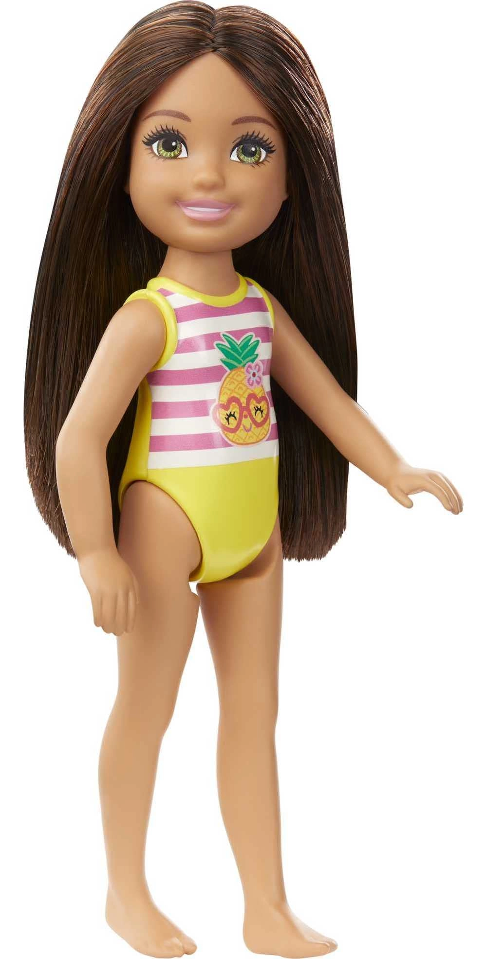 Barbie Chelsea Beach Doll - 15cm Plastic