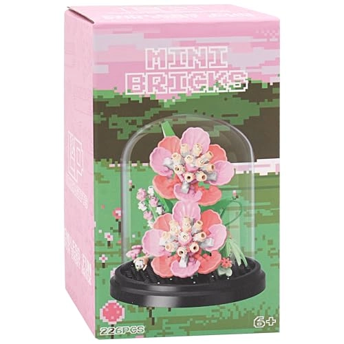 Christmas Mini Bricks - Pink Carnation