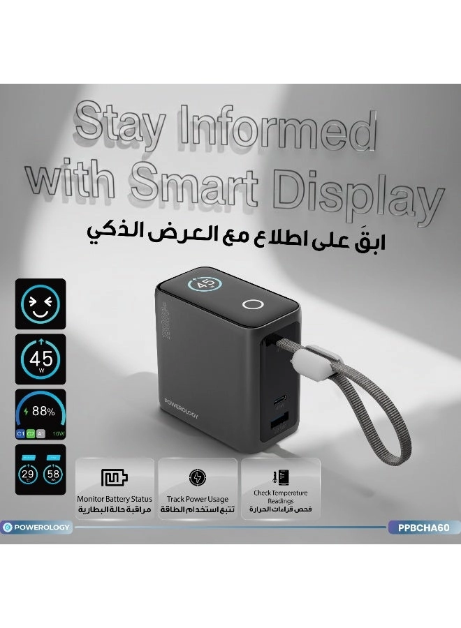PPBCHA60GY - 15000mAh 15W