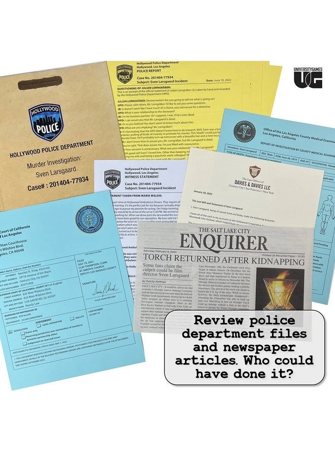 Murder Mystery Party Case Files: Murder Noir - English Ages 14 and Up