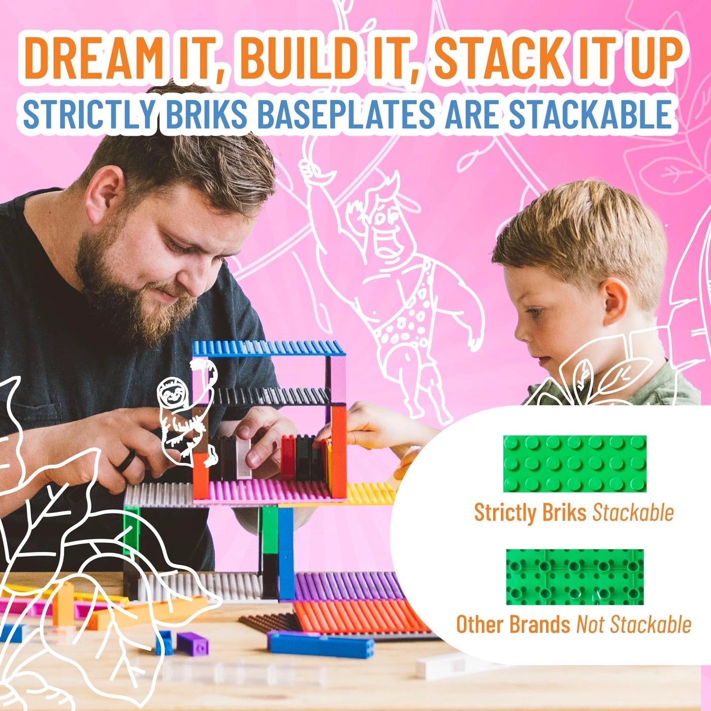 Mega Toy Building Block Baseplate