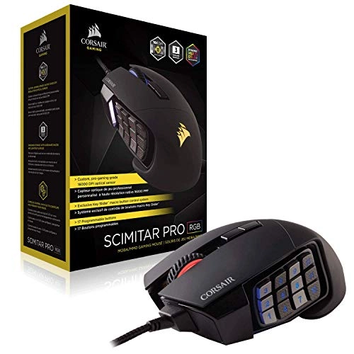 Scimitar Pro RGB Optical MMO Gaming Mouse - USB