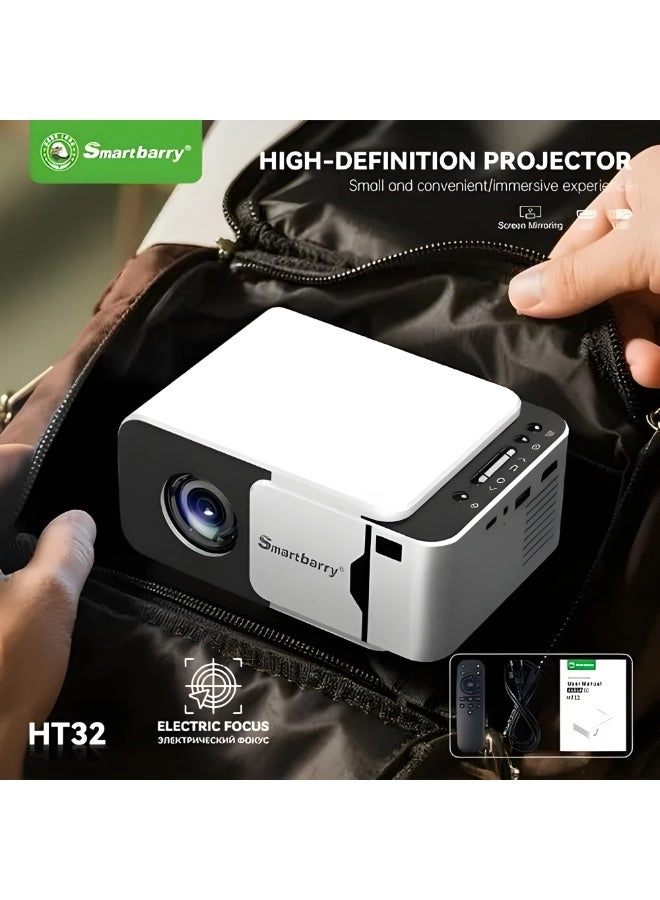 4K Ultra HD Portable Video Projector 180” Electric Focus