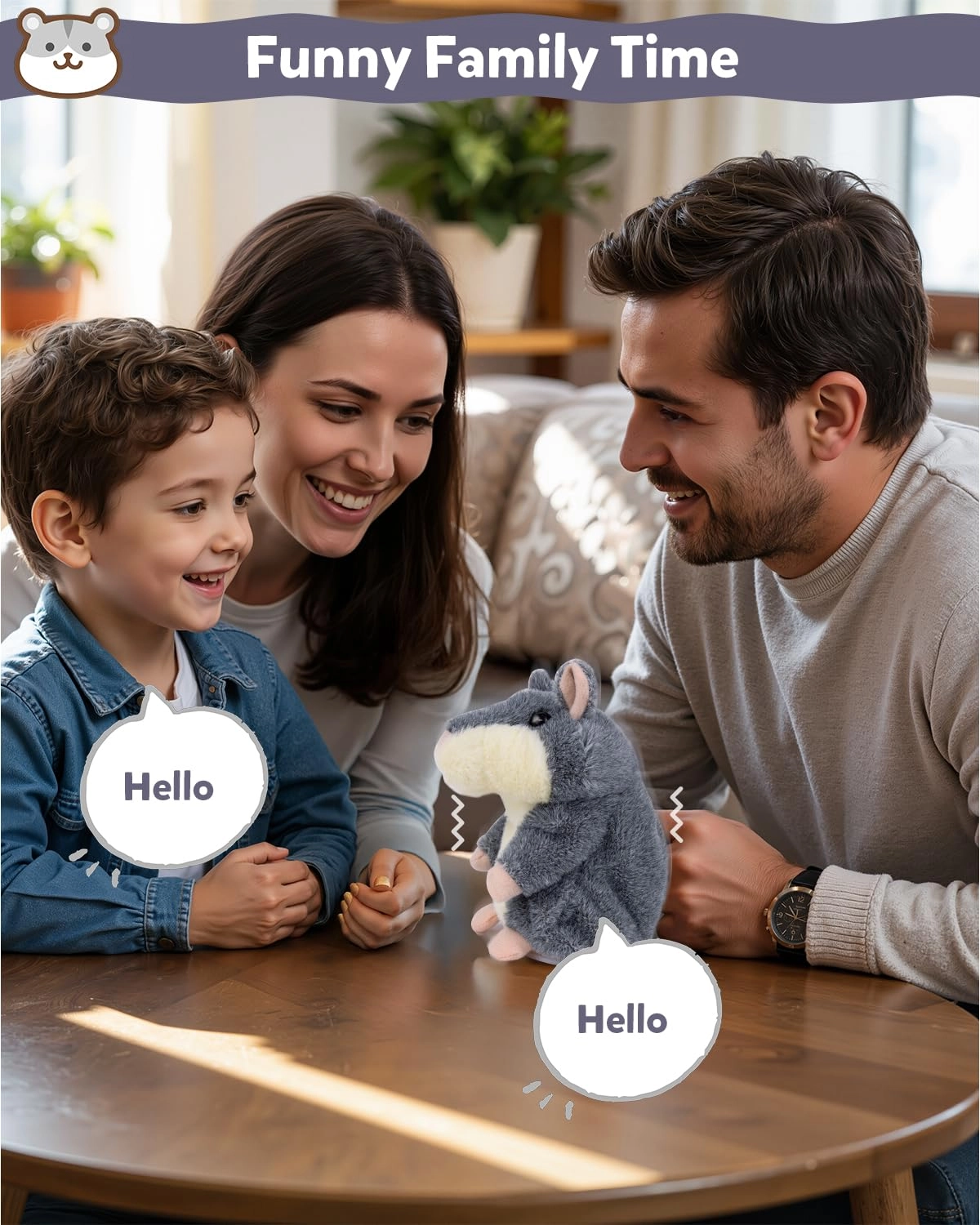 Talking Hamster - Repeats What You Say