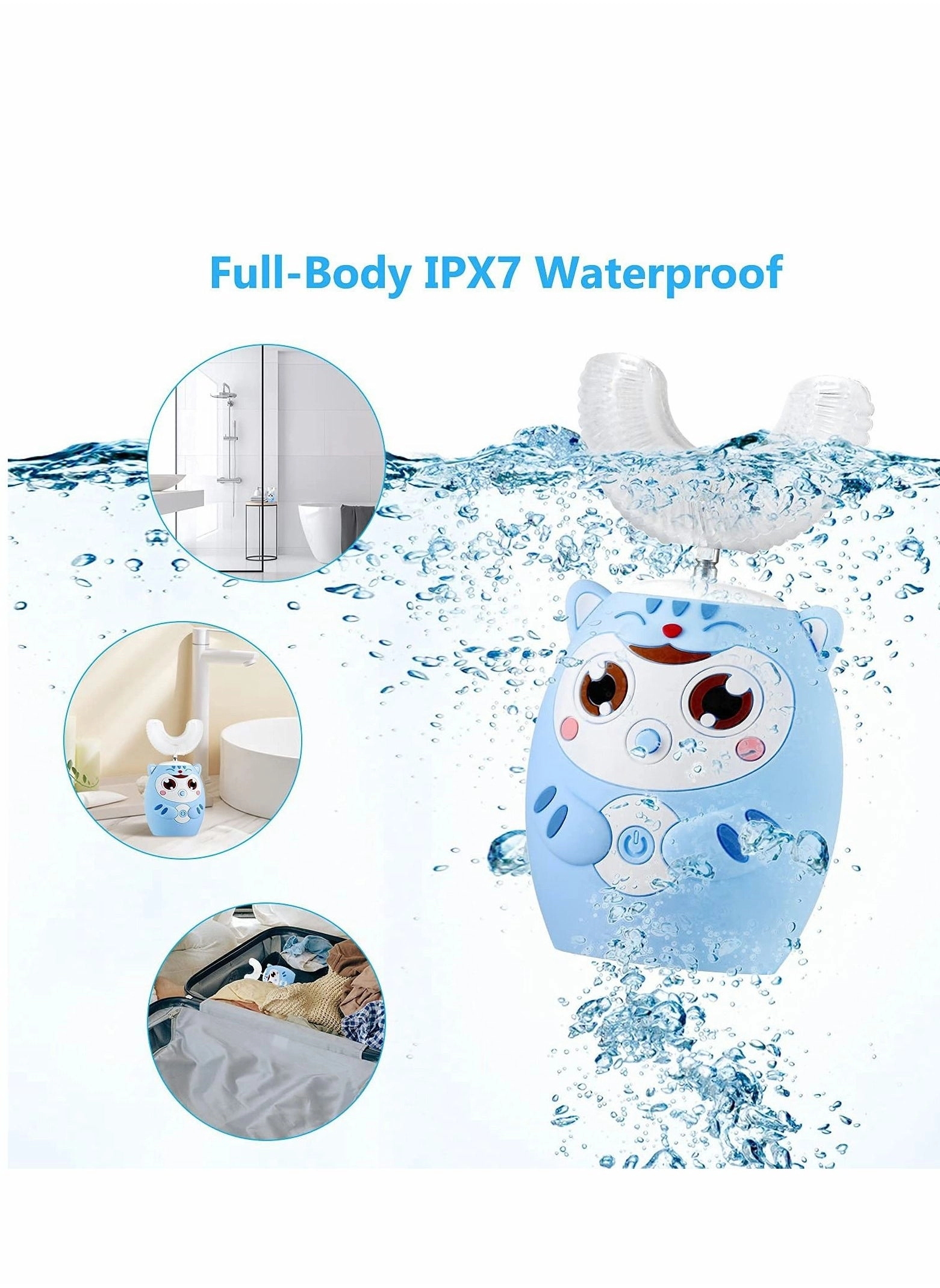 Kids Toothbrush - U-shaped Ultrasonic 6 Modes