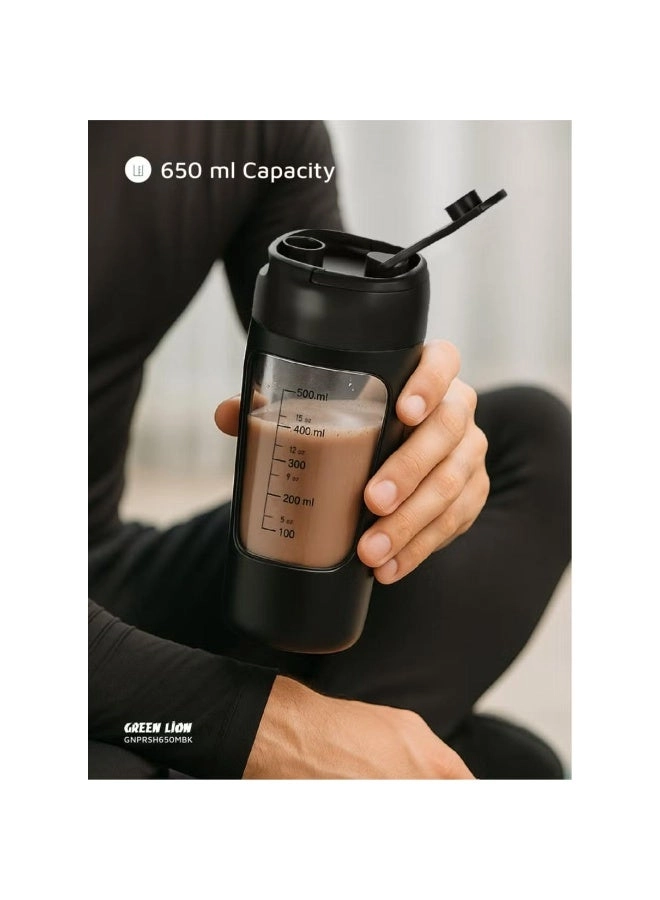 Protein Mixer Shaker Tritan 650 ml - Rechargeable Type-C Charging