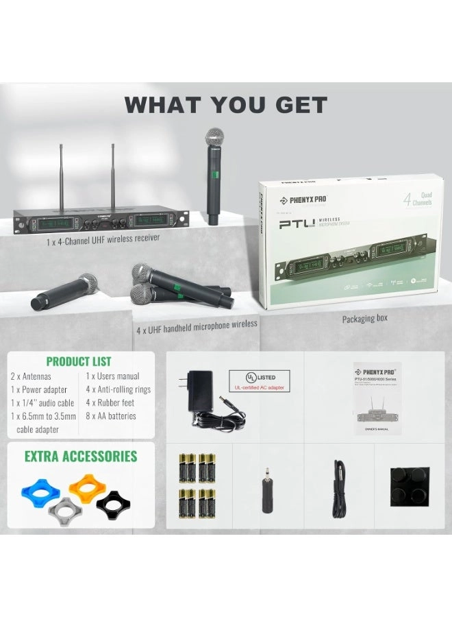PTU-5000-4H - 4 UHF fixed frequency