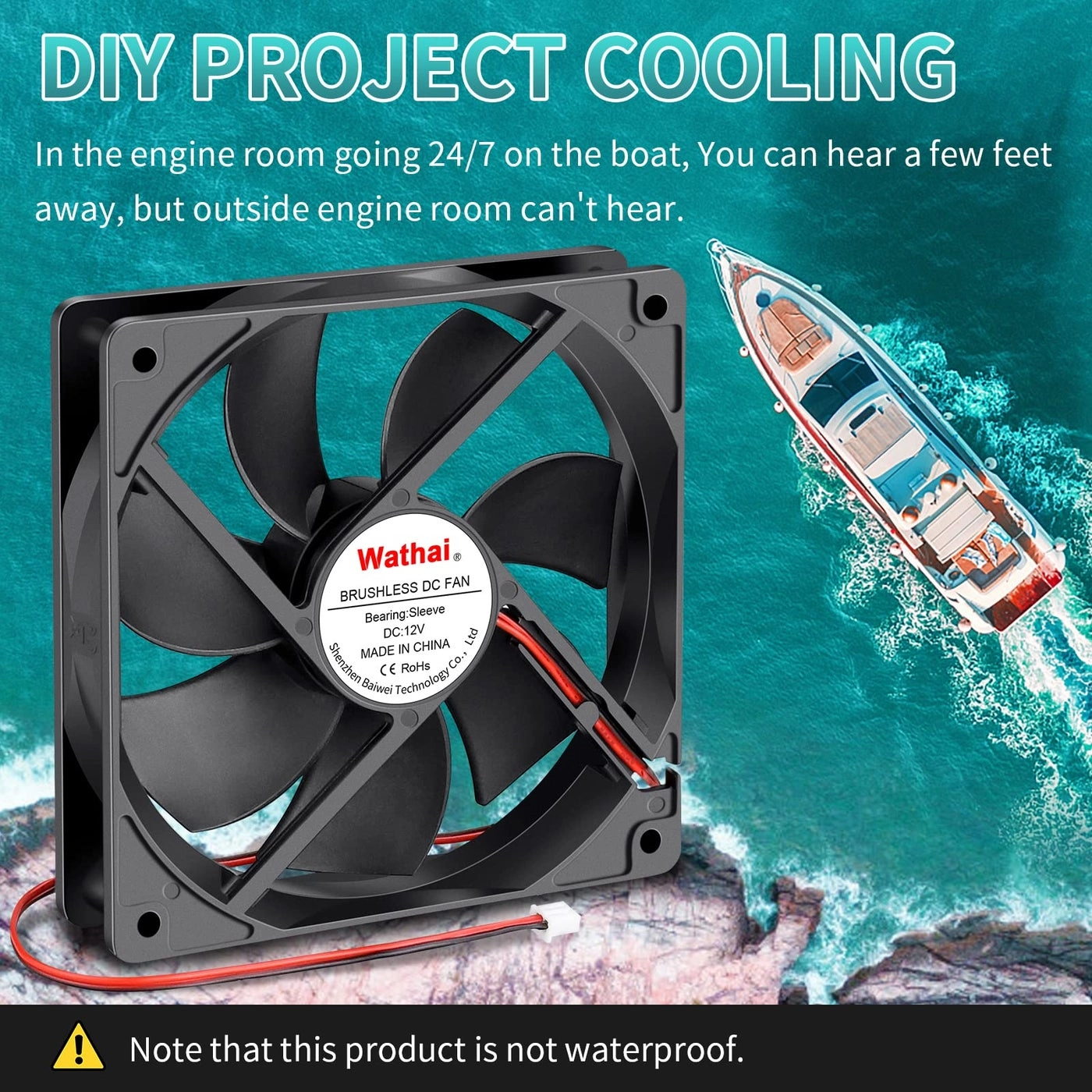 DC Brushless Cooling Fan - 120x120x25mm