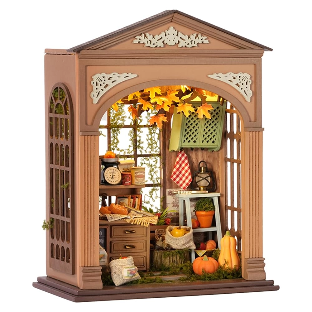 Miniature Wooden Dollhouse Furniture Kit - Creative Room 1:24