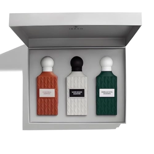 Nude Coral - Eau de Parfum 75ml + Emerald Soul - Eau de Parfum 75ml + White Regent - Eau de Parfum 75ml