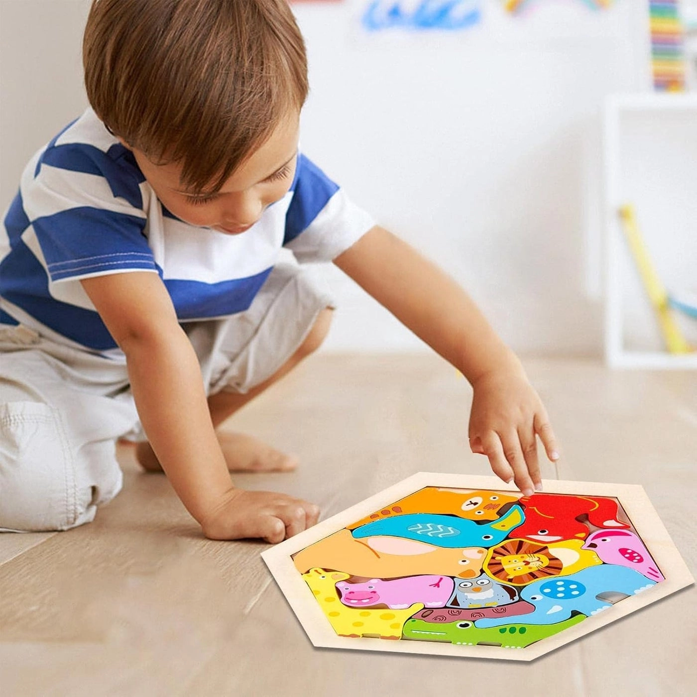 Stacking Puzzle Game - 3-4-Year-Old