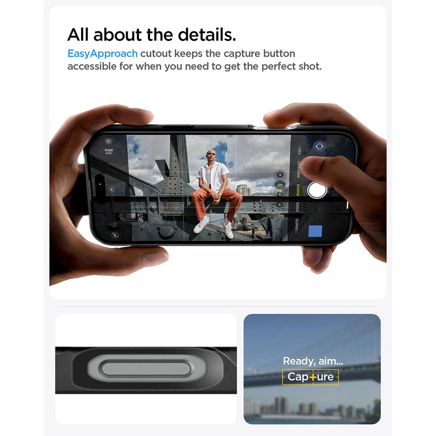 Thin Fit MagFit Case - PC, TPU for iPhone 16 Pro Max