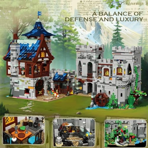 Medieval Waldburg Building Set - MOC Modular Architecture House