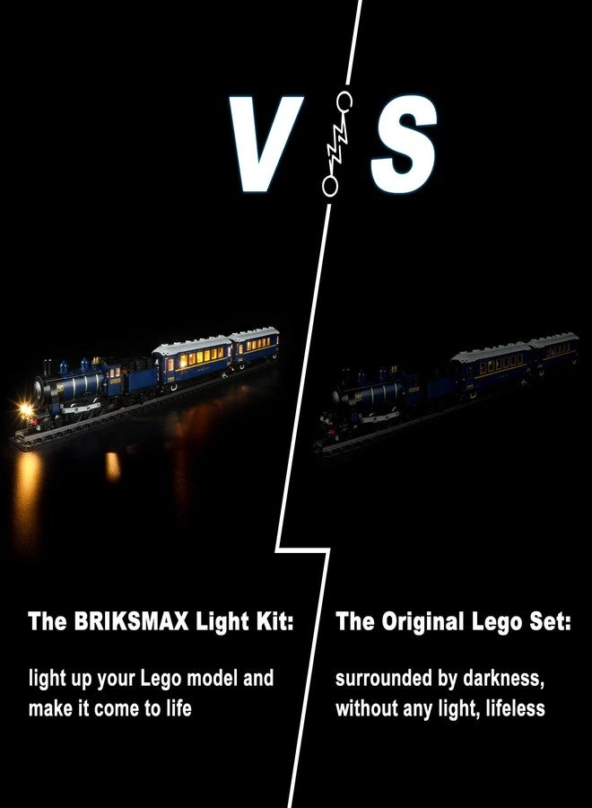 Lighting Kit for Lego-21344 The Orient Express Train - Compatible with Lego Ideas Building Set Not Include Lego Set