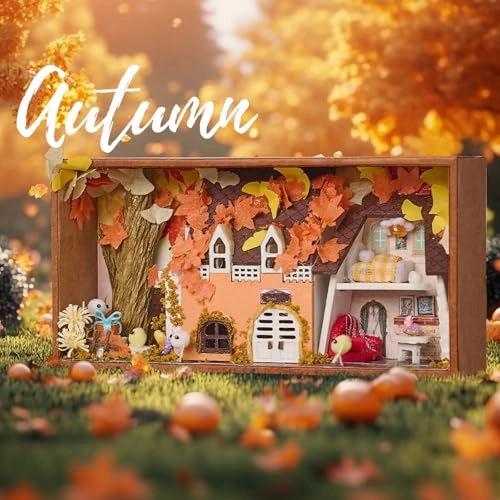 DIY Miniature Dollhouse Kit - Spring