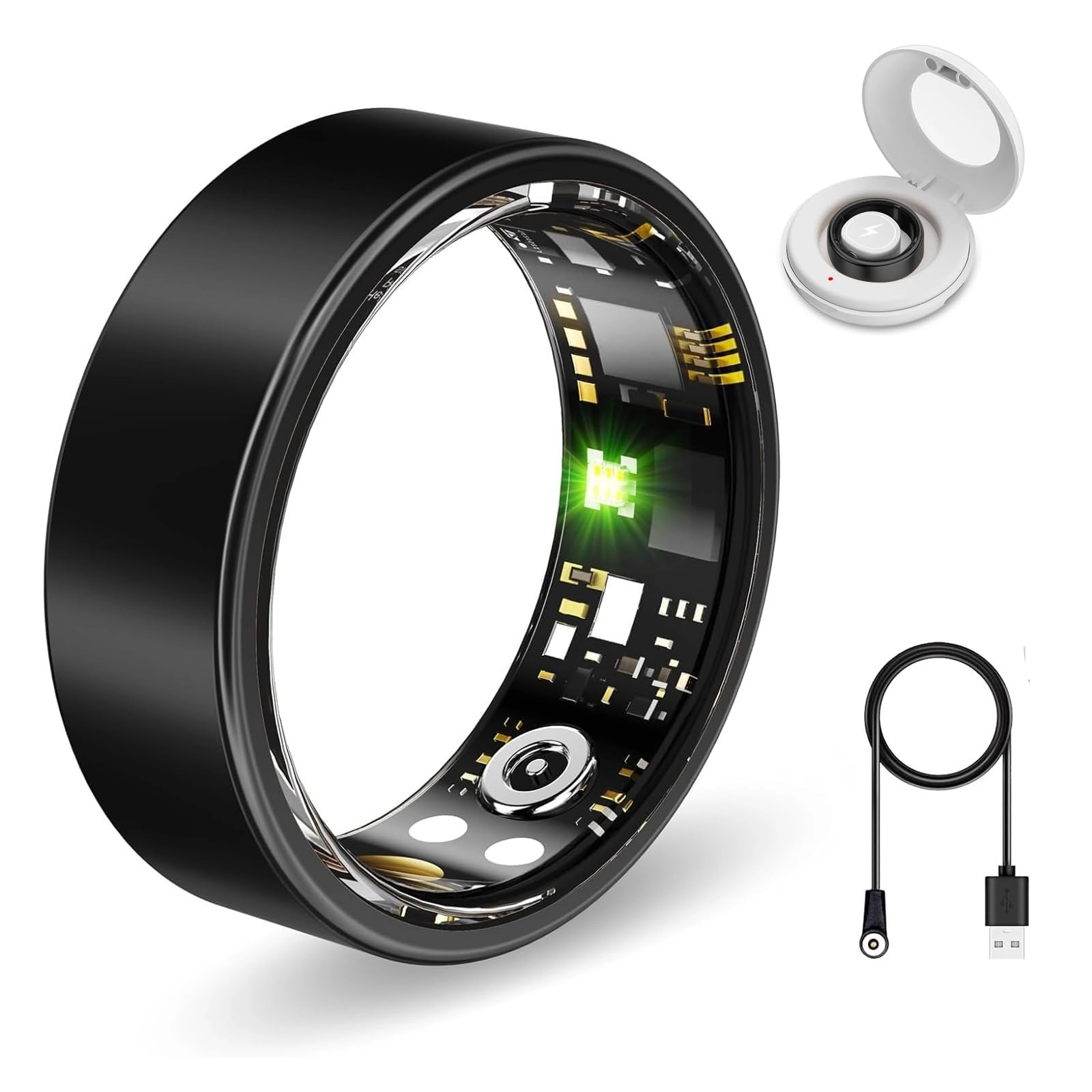Aichiken Smart Ring - Heart Rate Blood Oxygen Sleep Tracking