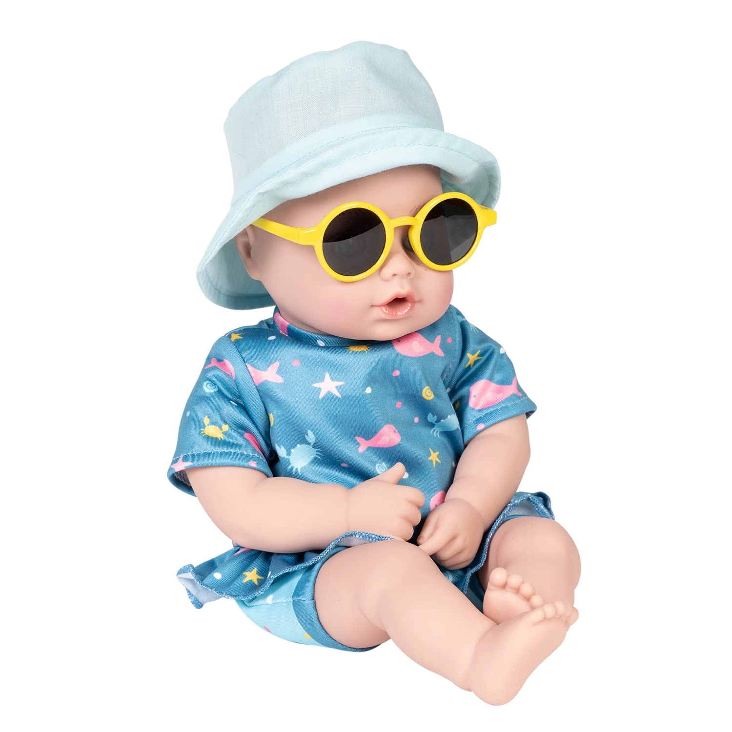 Adora Baby Sunny Baby Doll - 13" Sun-Activated Freckles Ages 1+