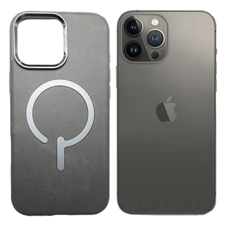 AZTECH Official Store Leather Case Slim Fit with MagSafe for iPhone 14 Pro