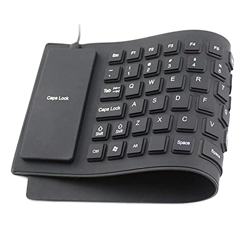 Foldable Soft Silicone Gaming Keyboard - Wired