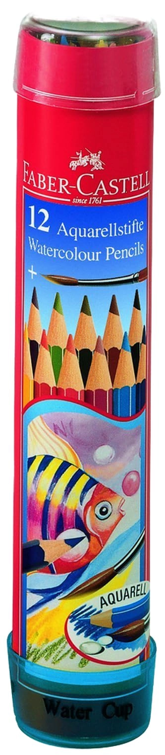 Faber-Castell Watercolour Pencils - 12 Pcs