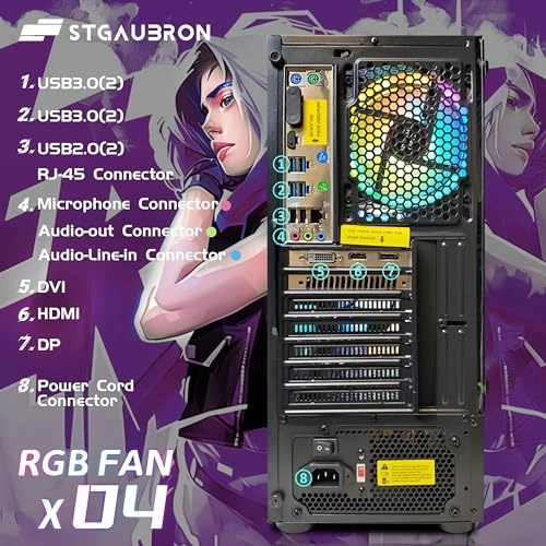 Prebuilt Gaming PC - 16GB 512GB AMD Athlon 3000G
