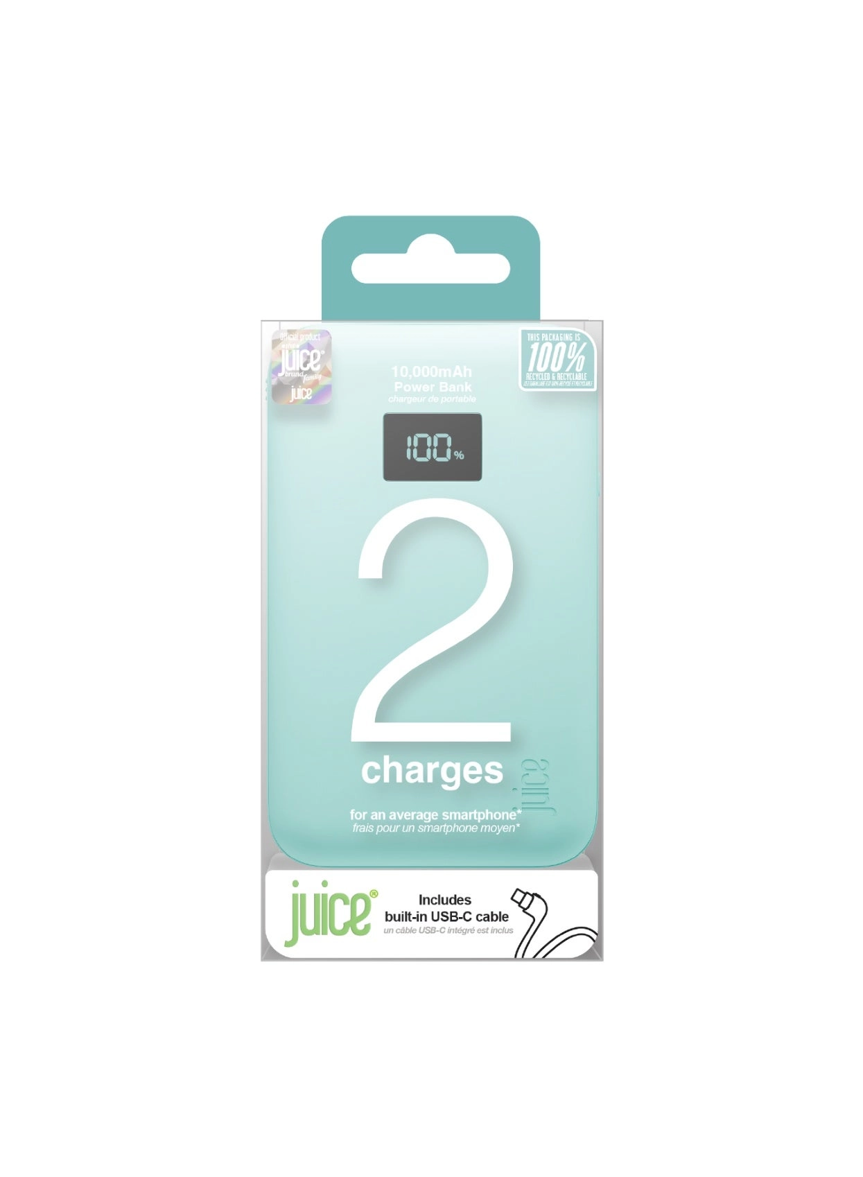 Juice Eco Integrated - 10,000mAh 12 W