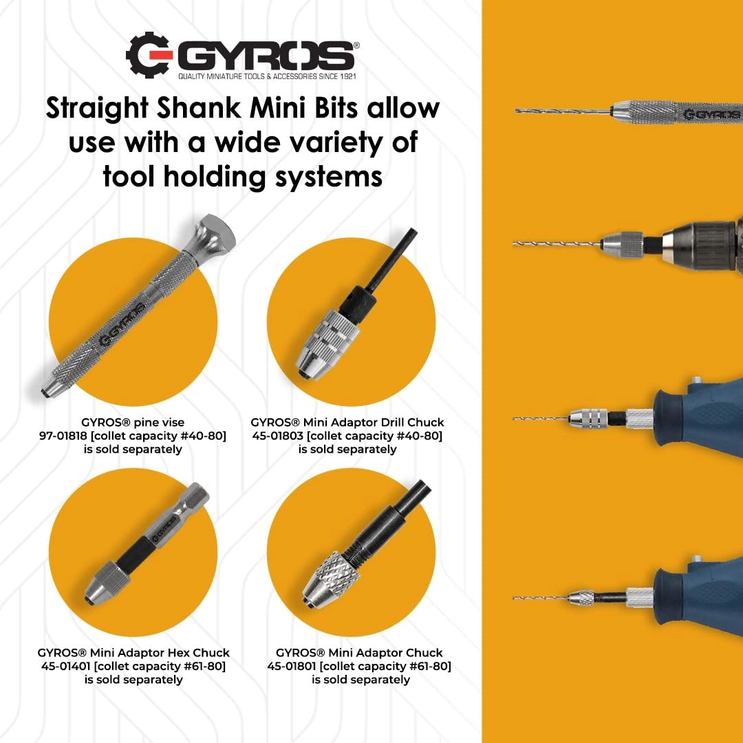 Micro Drill Bit Set - Carbon Steel 12 PCS