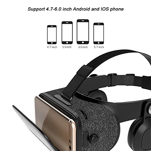 IGUGUWIBD - VR headset with controller compatible with 4.7-6.0 inch phones