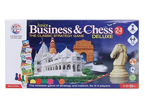2 in 1 Business & Chess Junior Deluxe - Water Proof Board MULTIUCOLOUR