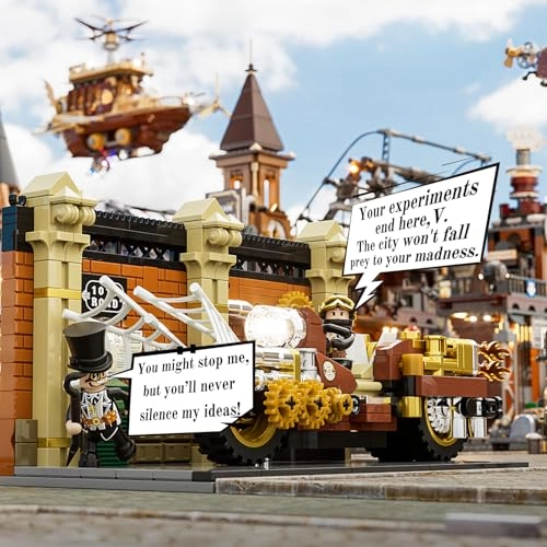 Steampunk Motorcycle Chase (F9067)