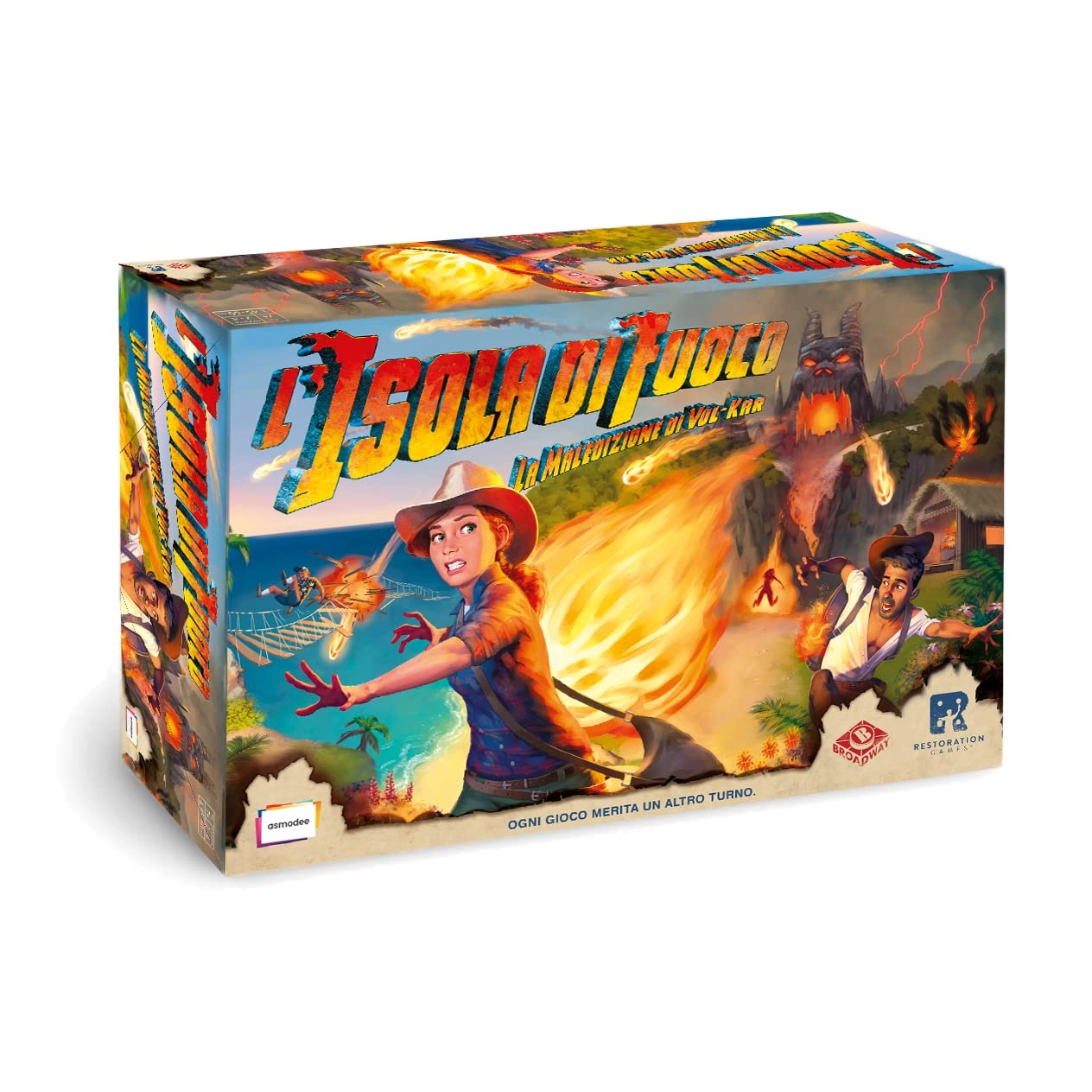 Asmodee The Island of Fire (Italian)