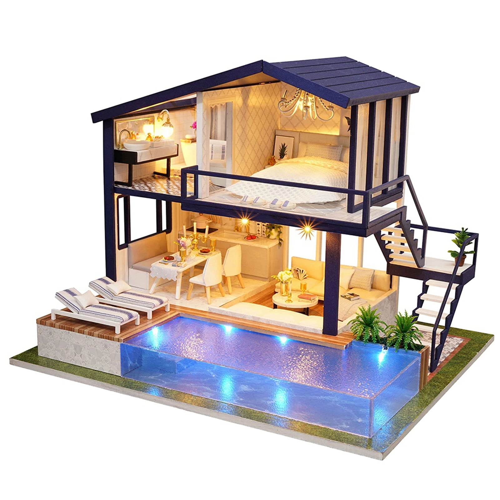JTLB Miniature Dollhouse Kit - Apartment of Weather
