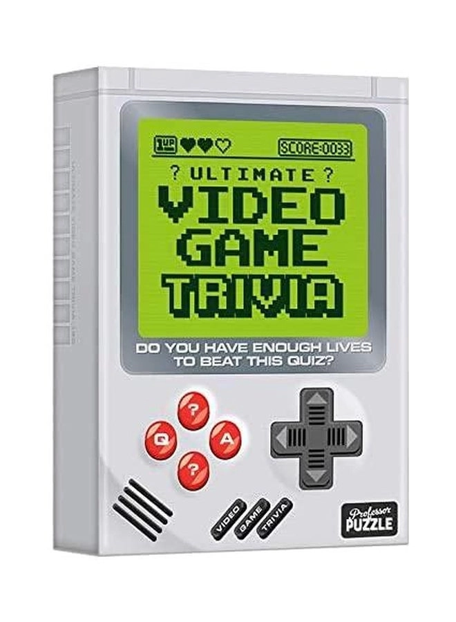 Retro Video Game Trivia Quiz Set