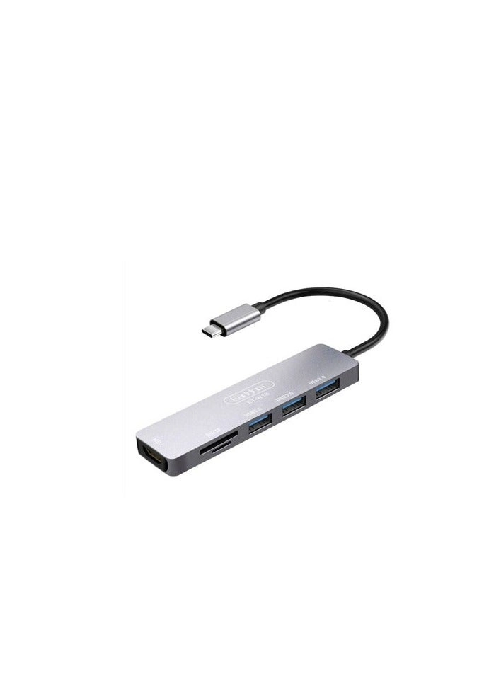 W18 Type C Hub - 3 USB HDMI 3D/TF