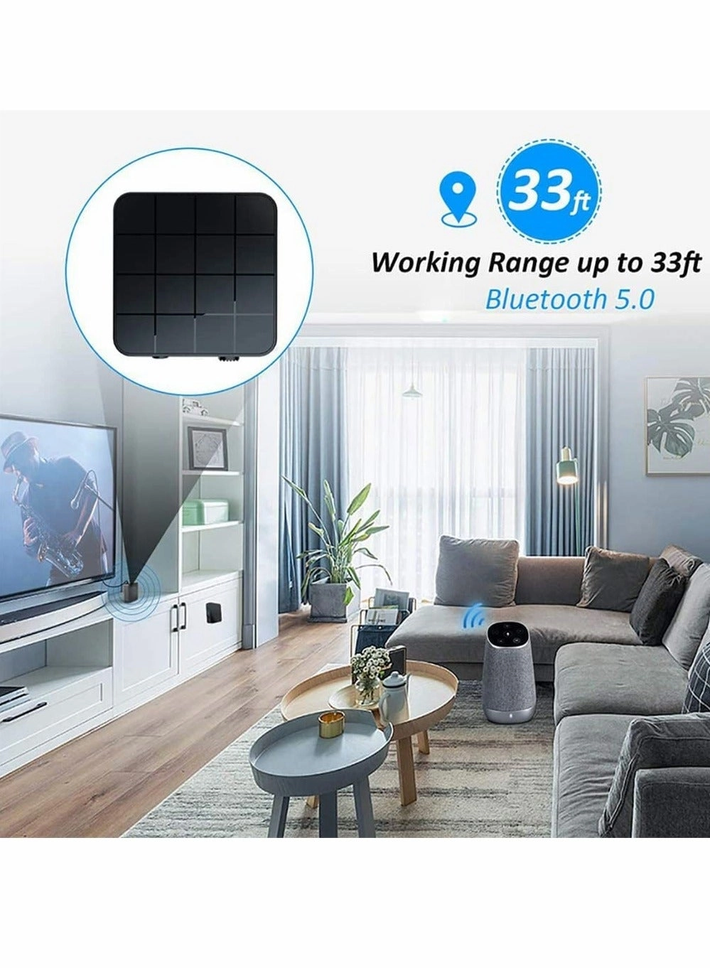 Bluetooth Aux Adapter - Bluetooth 5.0 3.5mm USB charging