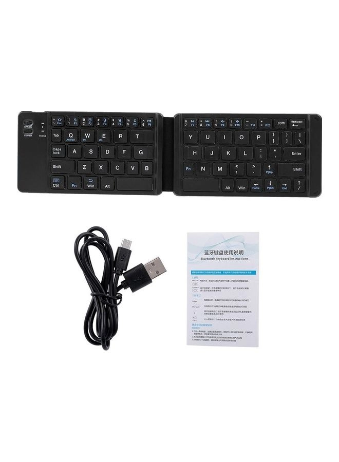 Round Keycap Touch Keyboard Case - Wireless