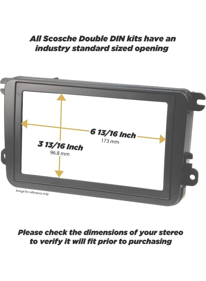 MI3017B - Double DIN Black