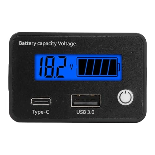 HUSHUI Digital Battery Monitor - 8-30V