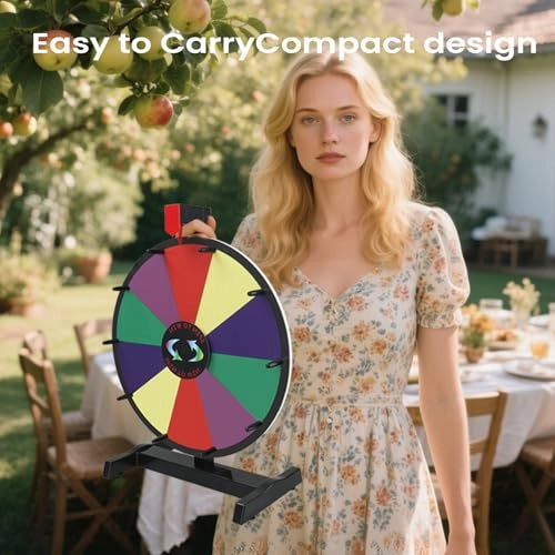 Spinning Prize Wheel - 15 inches 10 Slots