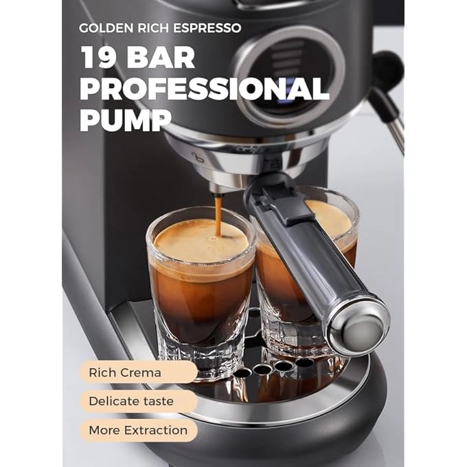 Espresso Coffee Machine & Milk ST-695