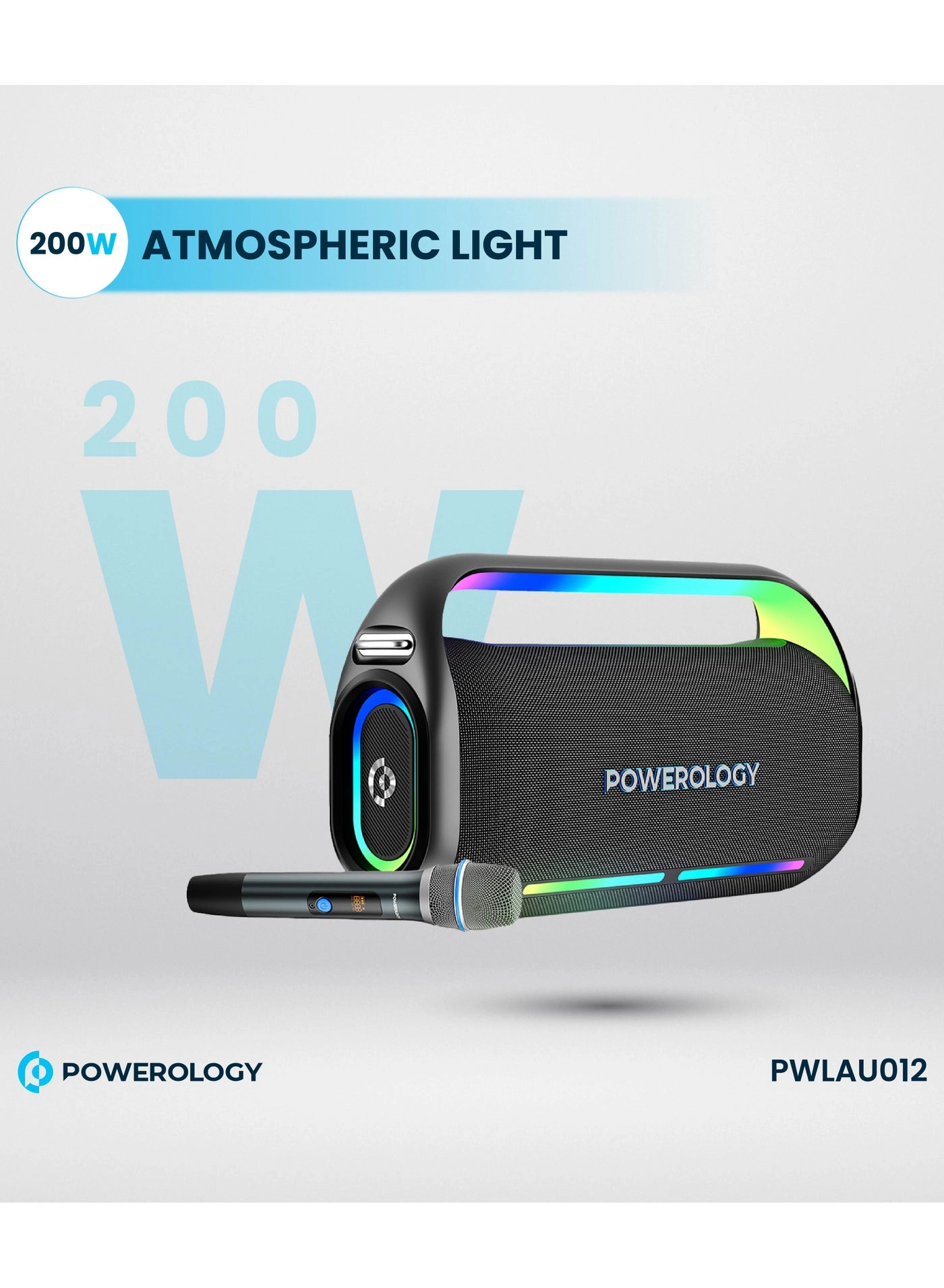 TWS Karaoke Speaker - Wireless Microphone 256GB 150W