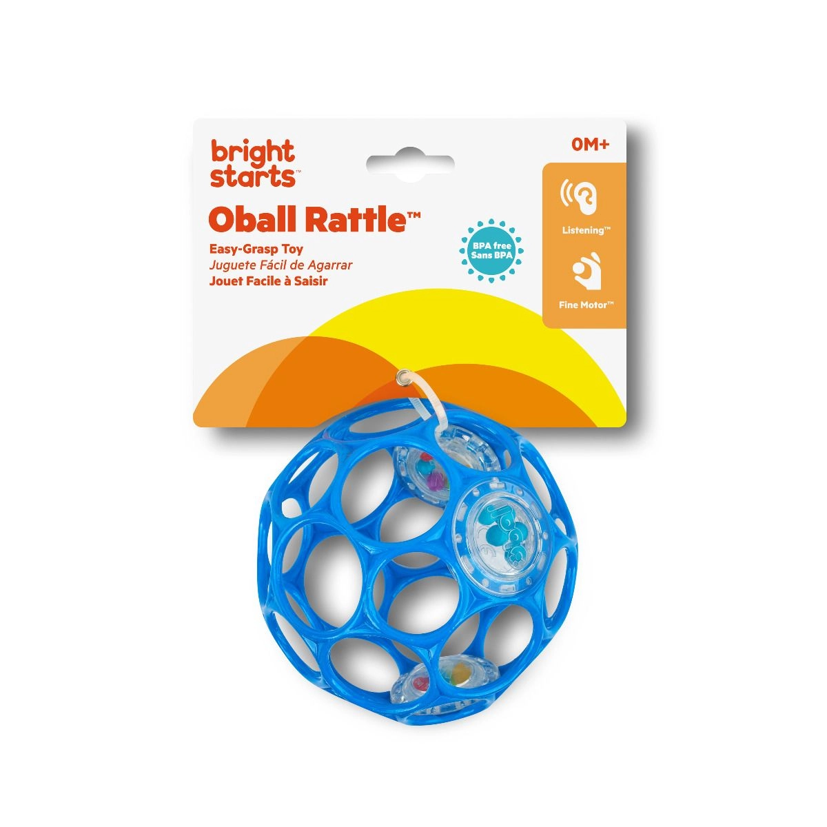 Rattle Easy Grasp Toy - Suitable for 3 months & above