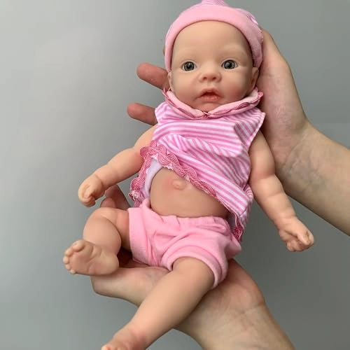 Reborn Baby Doll - 11 Inch Silicone Girl Ages 3+