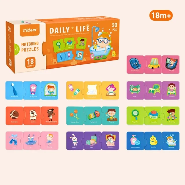 Matching Puzzle Daily Life - Suitable for 18 months & above