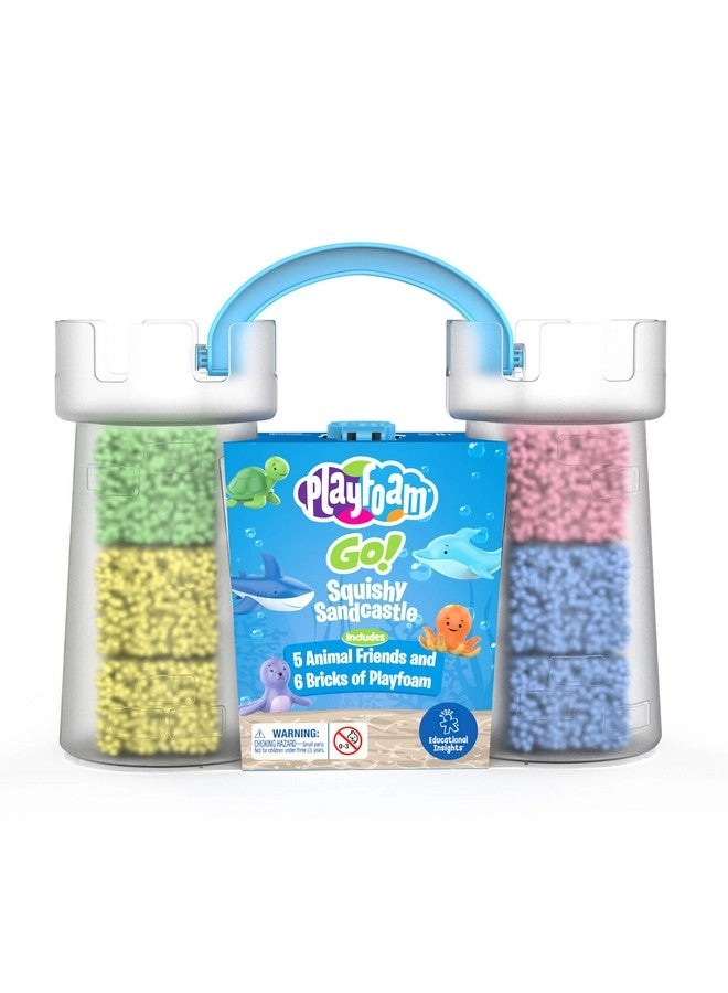Playfoam GO! Squishy Sandcastle Play Set - Assorted Colors 5 Sand Animal Toys