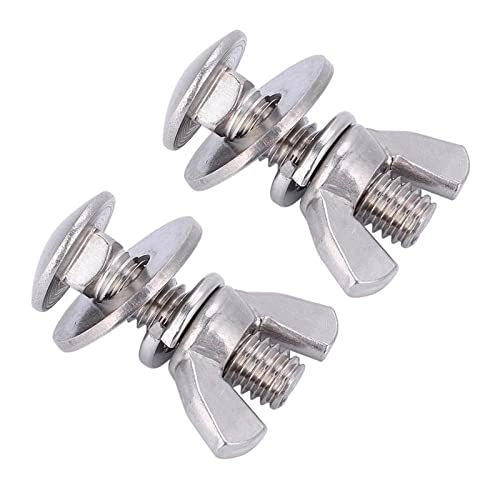 HJIMIN Diving Screws - 2Pcs Stainless Steel 4 Washers