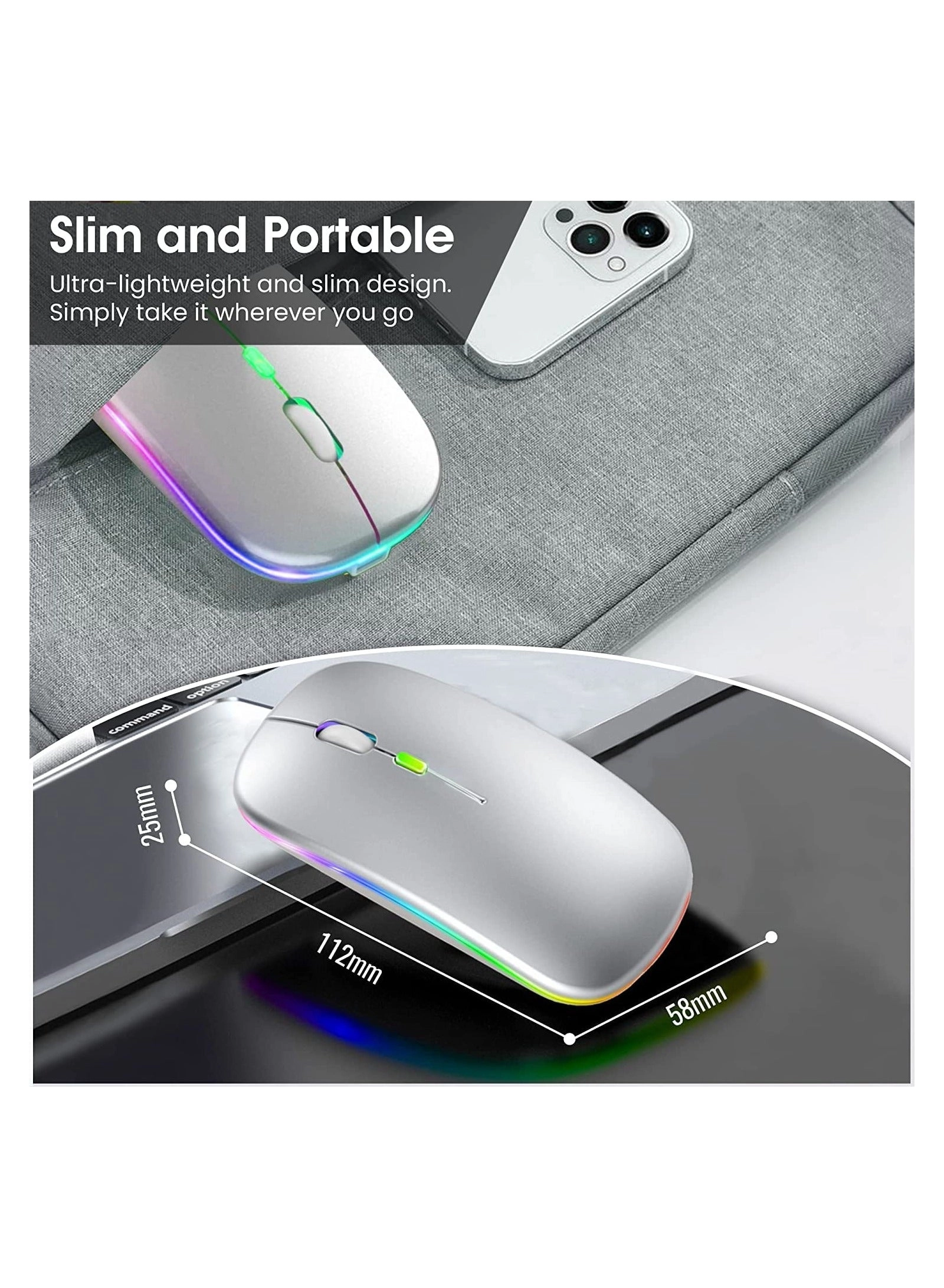 S01 Wireless Charging Mouse - Wireless